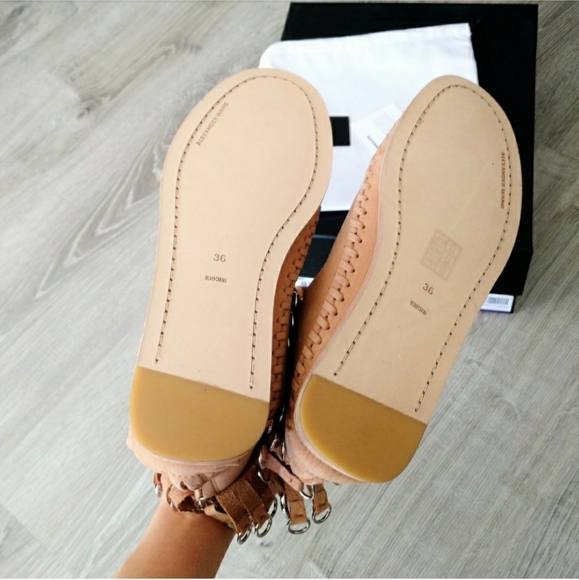 HP Alexander Wang Montana Fringe Chain Moccasins - Picture 4 of 5